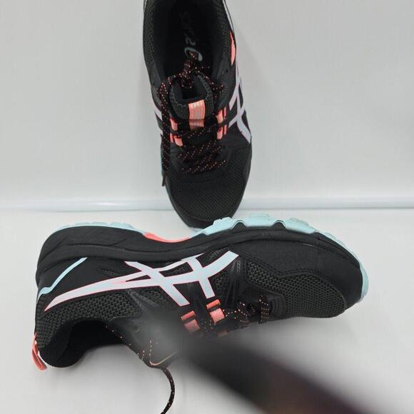 Size 8.5 - ASICS Gel Venture 8 Blue/Black Ginger Peach - Picture 5 of 11